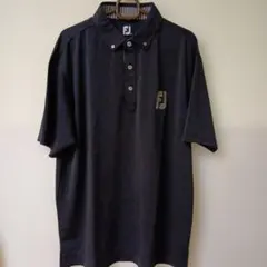 FootJoy ゴルフシャツ メンズ ネイビー ボタンダウンのサムネイル