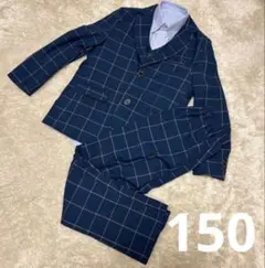 zz.luxi kidチェック柄 スーツ 150