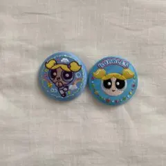 パワーパフガールズ　刺繍缶バッジ