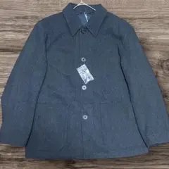 hco6 新品未使用品　UNIQLO ウールブレンドシャツジャケット　dg L