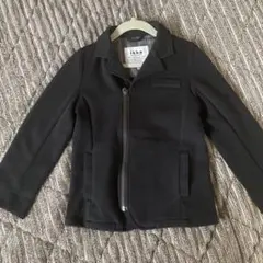 【極美品】ikka 長袖アウター ジャケット コート 黒 綺麗め 120cm