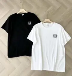 美品 LOEWE Tシャツ 2枚セット 白/黒 Lサイズ メンズ/レディース