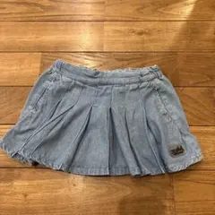 x-girl デニム プリーツスカート