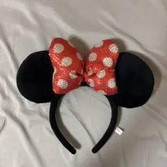 ディズニー ミニー カチューシャ スパンコール　廃盤