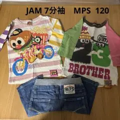 JAM七分袖シャツ　MPSハーフパンツ　120のサムネイル
