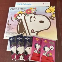 2026年 スヌーピー カレンダー セット