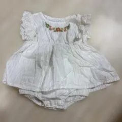 BREEZE ブリーズ　刺繍　ロンパース　70 女の子