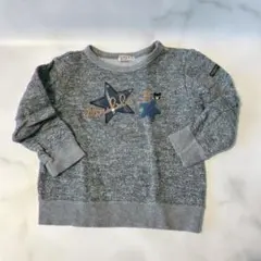 DOUBLE.B ダブルビー グレー ビーくんトレーナー スウェット☆110