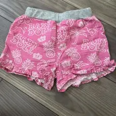 BABYDOLL パイナップル柄 ショートパンツ 90センチ
