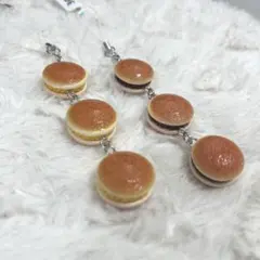 どら焼き3連キーホルダー　2点セット