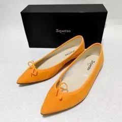 Repetto レペット スエード バレエシューズ マスタード - メルカリ