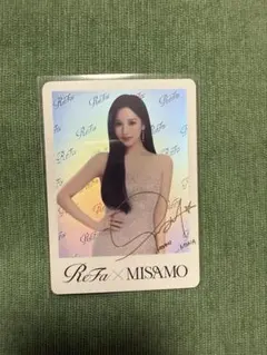 TWICE MISAMO ReFa モモ トレカ 銀座限定 特典 - メルカリ