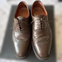 DRIES VAN NOTEN ダークブラウン ウィングチップ レザーシューズ DRIES VAN NOTEN ウィングチップ シューズ - メルカリ