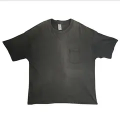 90s タウンクラフト無地ポケットTシャツ Lフェードブラックtowncraftのサムネイル