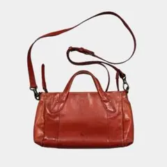 kissora キソラ レザーショルダーバッグ 2way 本革 レトロ 上品のサムネイル