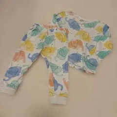 ZARA キッズ パジャマ 上下セット 92cm ゾウ柄