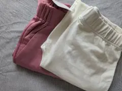 パンツ2点セット Lサイズ ピンク・ホワイト
