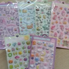 ぷくぷくシール　6シートセット