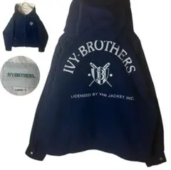 VAN JACKET IVY BROTHERSでかロゴネイビーブルゾンゆったりのサムネイル