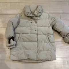 petit main ベージュ ダウンコート　110cm