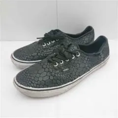?バンズ VANS スニーカー パイソン柄 ブラック系 メンズ 28.5cm