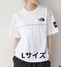 韓国 ノースフェイス ダメージ Tシャツ 白 M 新品 ウォッシュ加工 正規