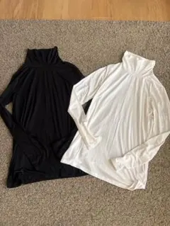 ユニクロ　ヒートテックタートルネックT 160 2枚セット