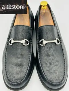 ★超美品★定価77,200円！a.testoni イタリア製 ビットローファーのサムネイル