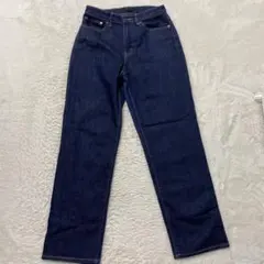 UNIQLO ハイライズストレートジーンズ　25(63.5cm)