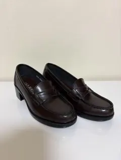 HARUTA ダークブラウン ローファー