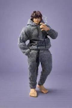 特売Gグレー 1/12フィギュア用 パーカー 服 素体 合成人間メガミデバイスのサムネイル