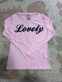 ギャル y2k Tシャツ lovely ピンク GLACIER グラシア
