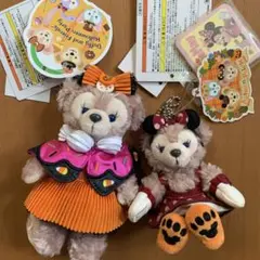 ディズニー ダッフィー シェリーメイ ぬいぐるみストラップ ハロウィン