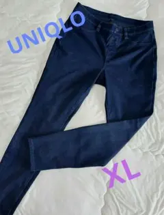 【ユニクロUNIQLO】美品　ウルトラストレッチデニムレギンスパンツ XL