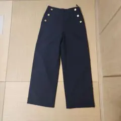 Natural Beauty Basic ネイビー ワイドパンツ S