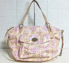 no38193 コーチ 13143 オプアート 2way ショルダー バッグ