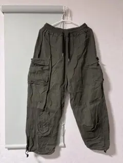 カーゴパンツ オリーブ色 L