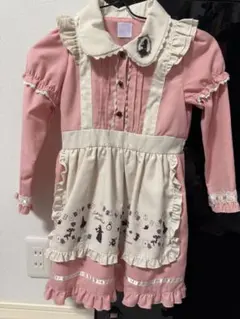 axesfemmeKIDS ピンクフリルワンピース美品