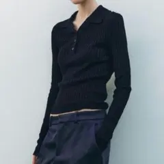 [ZARA] ザラ　ニットポロセーター
