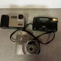 フィルムカメラ 3台セット Konica Canon Olympus - メルカリ