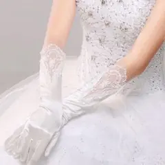 ウエディンググローブ ロング ウェディング グローブ 手袋 ロンググローブ