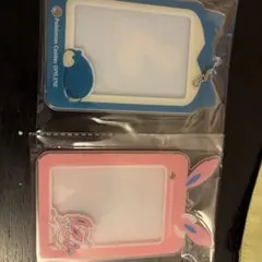 ポケモンセンターミニゲーム A賞 アクリルカードケース　カビゴン ニンフィア