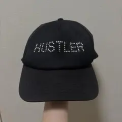 HUSTLER キャップ ラインストーン メッシュ y2k
