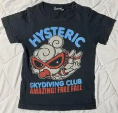 ヒステリックミニ 半袖Tシャツ 黒色 90cm