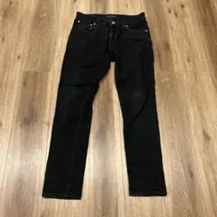 ブラックミーンズ 広島デニム スキニーパンツ 黒 3本ライン 29 日本製 