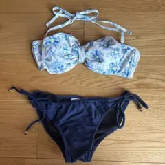 【週末限定価格】【dazzlin】花柄セパレート水着（ブラ＆ビキニパンツ）のサムネイル