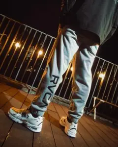 AZULXRVCA グレージョガーパンツ