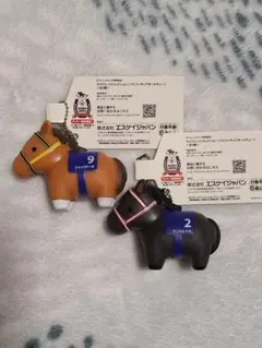 サラブレッドコレクション　ソフビフィギュア　ボールチェーン