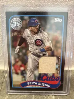 199枚限定 鈴木誠也 2024 Topps 35周年 バット レリッ