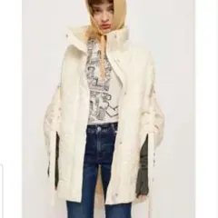 sly 　QUILTED MILITARY PONCHO